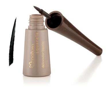 Aquarela Delineador Preto, 3Ml cor Preto