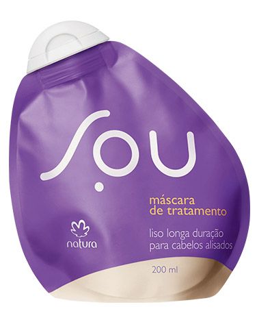 NATURA SOU MASCARA CABELO LISO 200ML